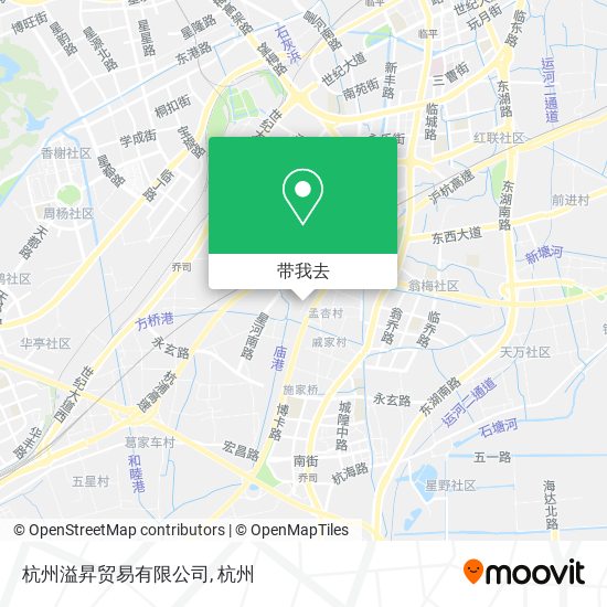 杭州溢昇贸易有限公司地图