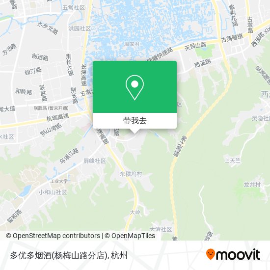 多优多烟酒(杨梅山路分店)地图