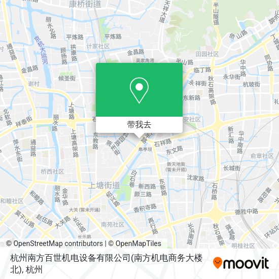 杭州南方百世机电设备有限公司(南方机电商务大楼北)地图