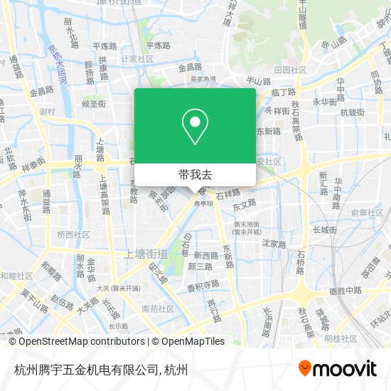 杭州腾宇五金机电有限公司地图