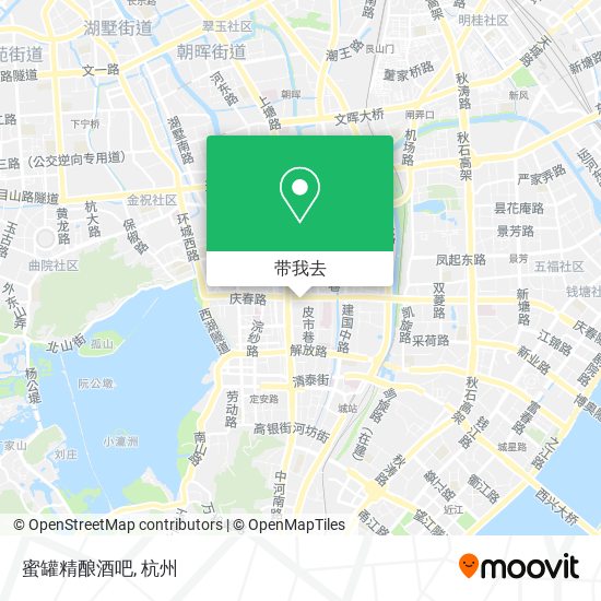 蜜罐精酿酒吧地图