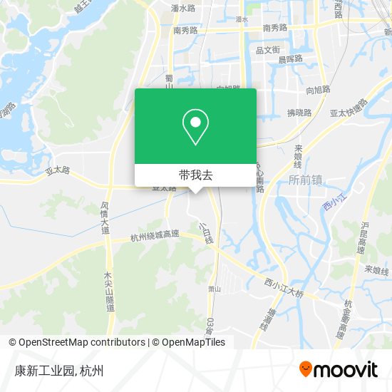 康新工业园地图