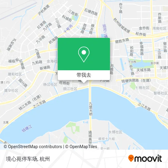 境心苑停车场地图