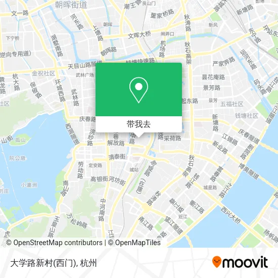 大学路新村(西门)地图