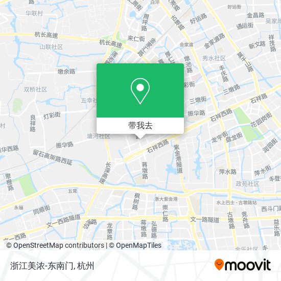 浙江美浓-东南门地图