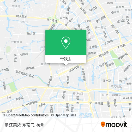 浙江美浓-东南门地图