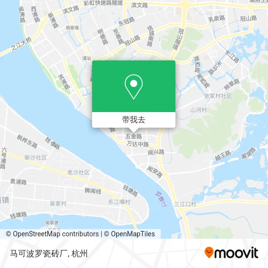 马可波罗瓷砖厂地图