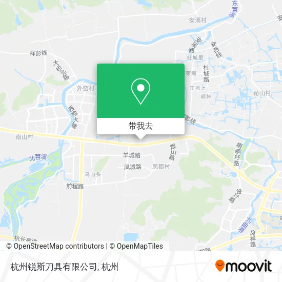 杭州锐斯刀具有限公司地图