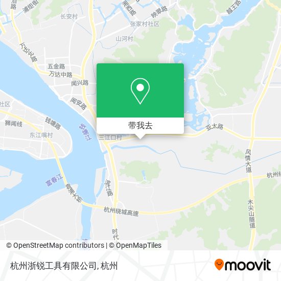 杭州浙锐工具有限公司地图