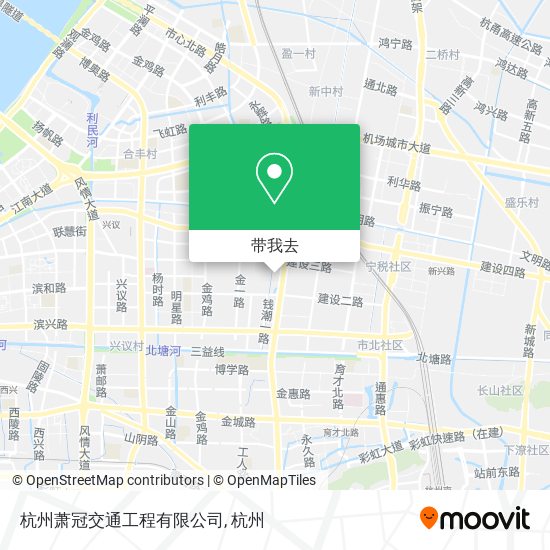 杭州萧冠交通工程有限公司地图