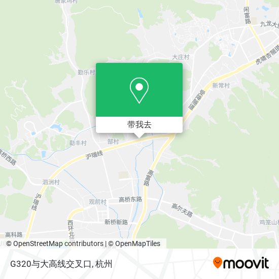 G320与大高线交叉口地图