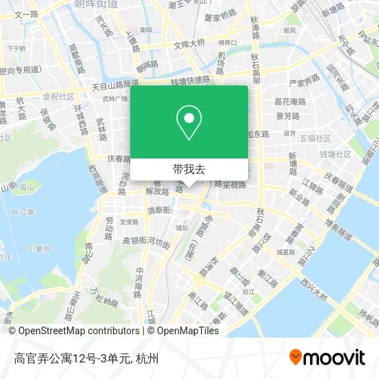 高官弄公寓12号-3单元地图