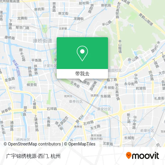 广宇锦绣桃源-西门地图