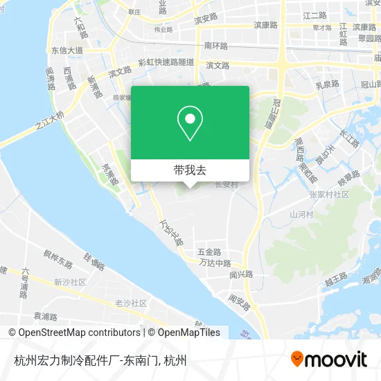 杭州宏力制冷配件厂-东南门地图