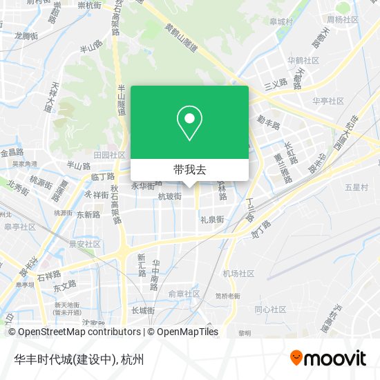 华丰时代城(建设中)地图