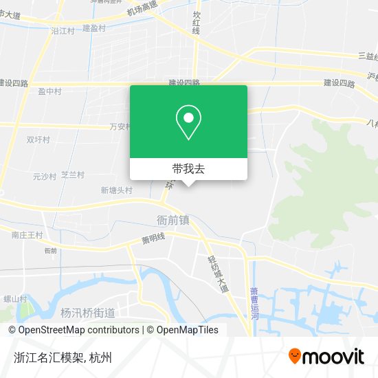 浙江名汇模架地图