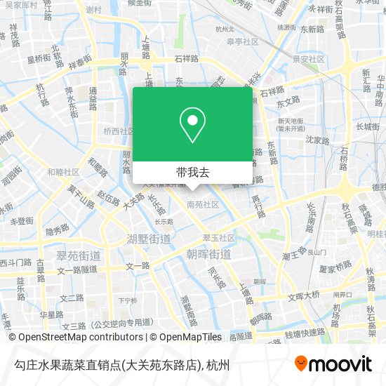 勾庄水果蔬菜直销点(大关苑东路店)地图