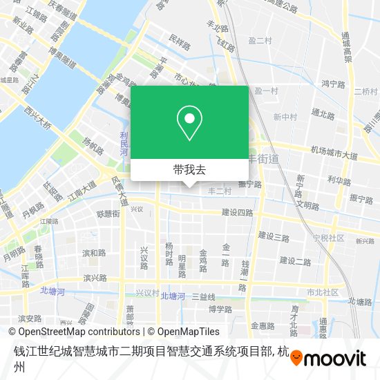 钱江世纪城智慧城市二期项目智慧交通系统项目部地图
