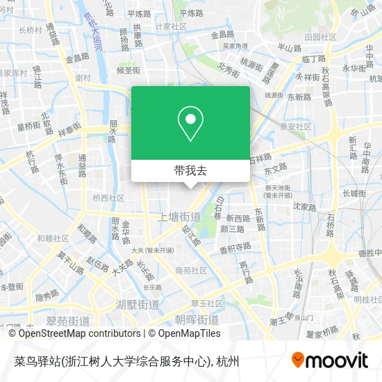 菜鸟驿站(浙江树人大学综合服务中心)地图