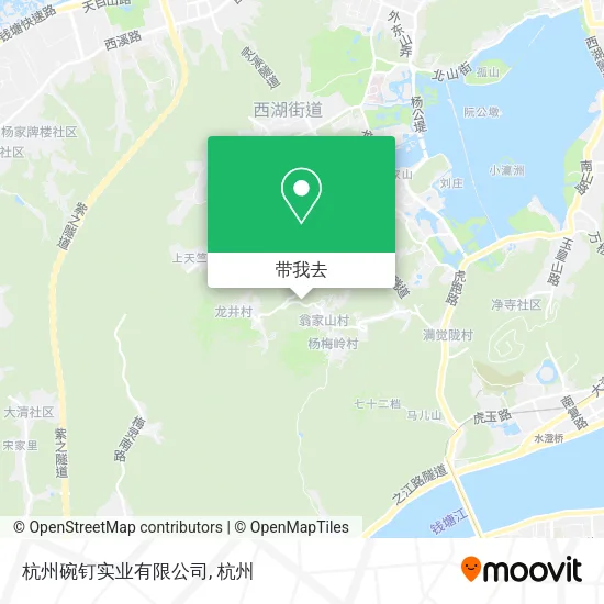 杭州碗钉实业有限公司地图