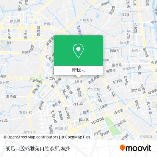 朗迅口腔铭雅苑口腔诊所地图