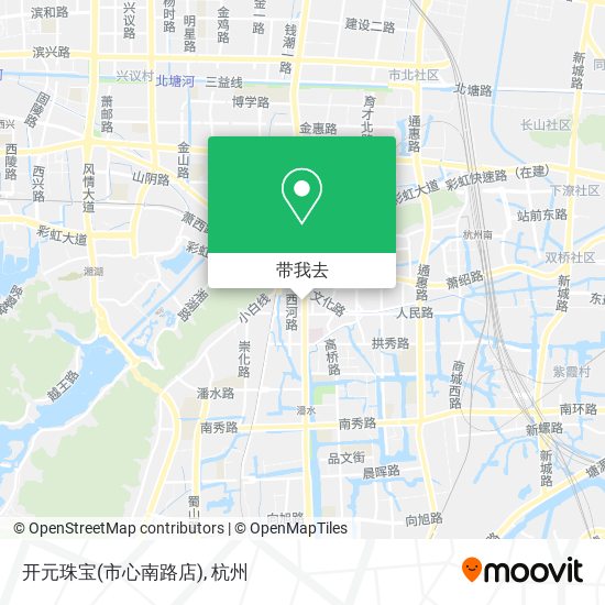 开元珠宝(市心南路店)地图