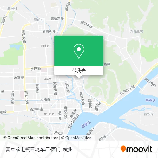 富春牌电瓶三轮车厂-西门地图