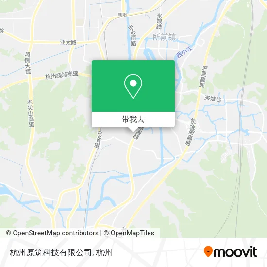 杭州原筑科技有限公司地图