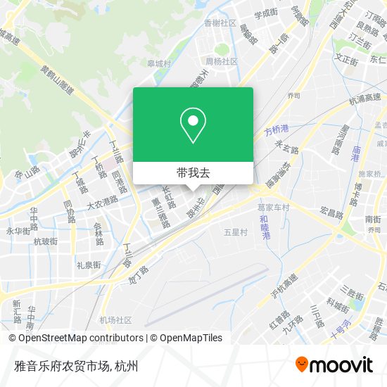 雅音乐府农贸市场地图