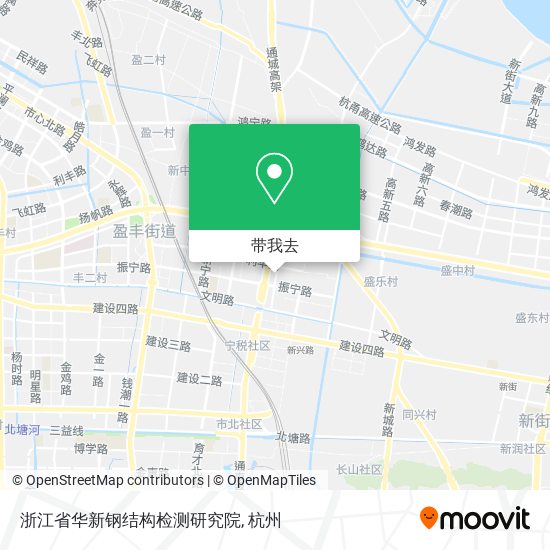 浙江省华新钢结构检测研究院地图