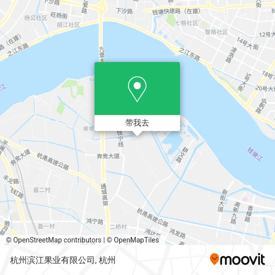 杭州滨江果业有限公司地图