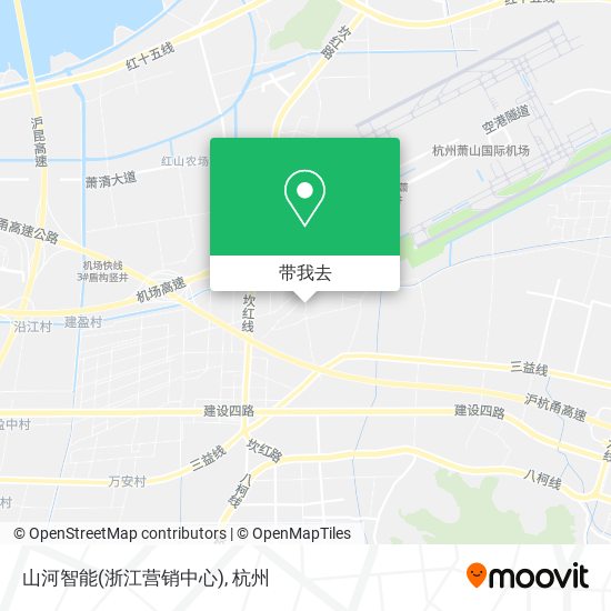 山河智能(浙江营销中心)地图