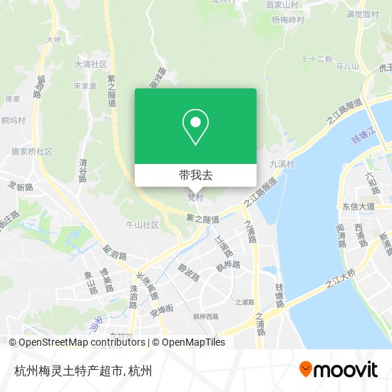 杭州梅灵土特产超市地图