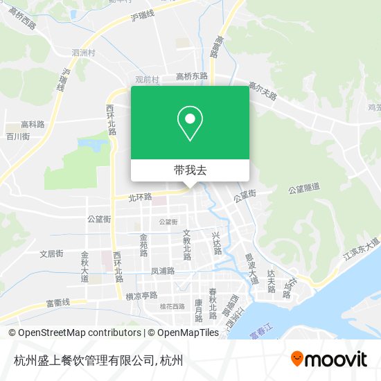 杭州盛上餐饮管理有限公司地图