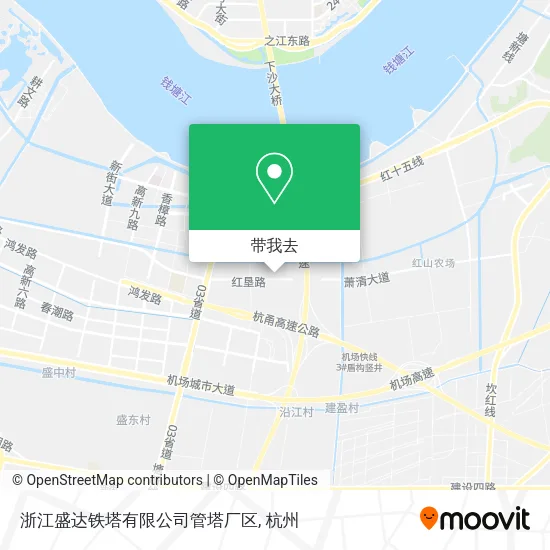 浙江盛达铁塔有限公司管塔厂区地图