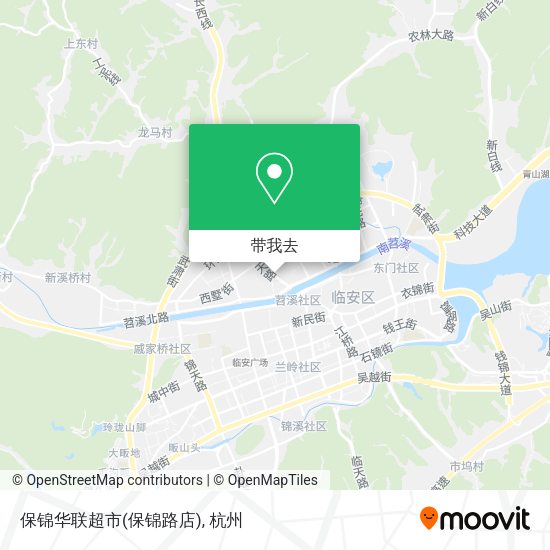 保锦华联超市(保锦路店)地图