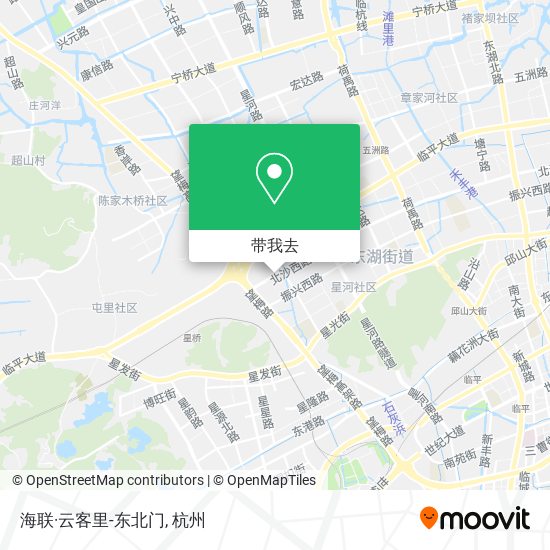 海联·云客里-东北门地图