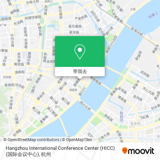Hangzhou International Conference Center (HICC) (国际会议中心)地图