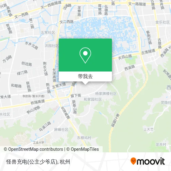 怪兽充电(公主少爷店)地图