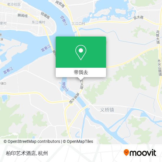 柏印艺术酒店地图