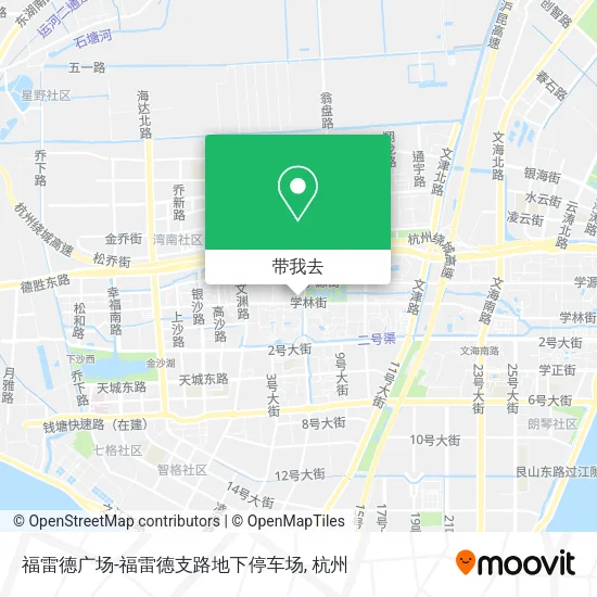 福雷德广场-福雷德支路地下停车场地图