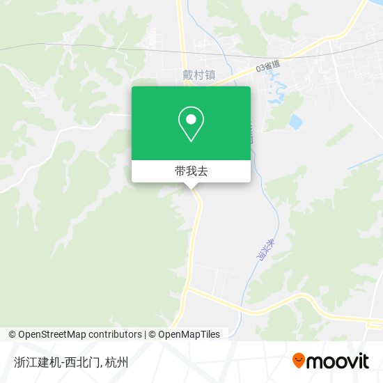 浙江建机-西北门地图