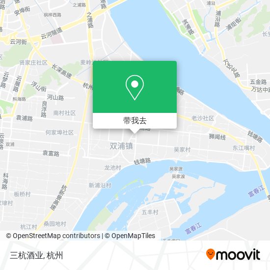 三杭酒业地图