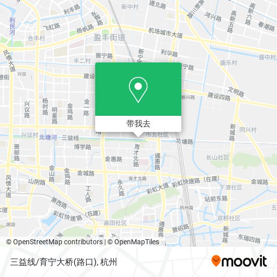 三益线/育宁大桥(路口)地图