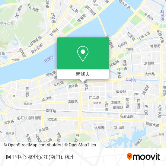 阿里中心·杭州滨江(南门)地图