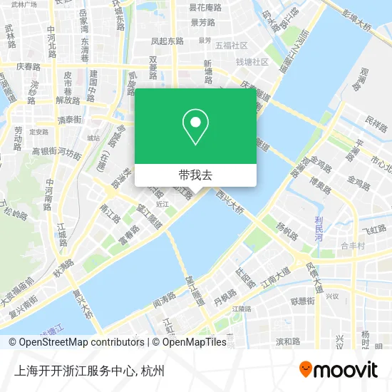 上海开开浙江服务中心地图