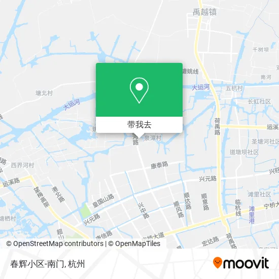 春辉小区-南门地图