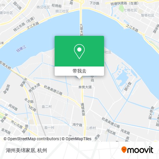 湖州美绵家居地图