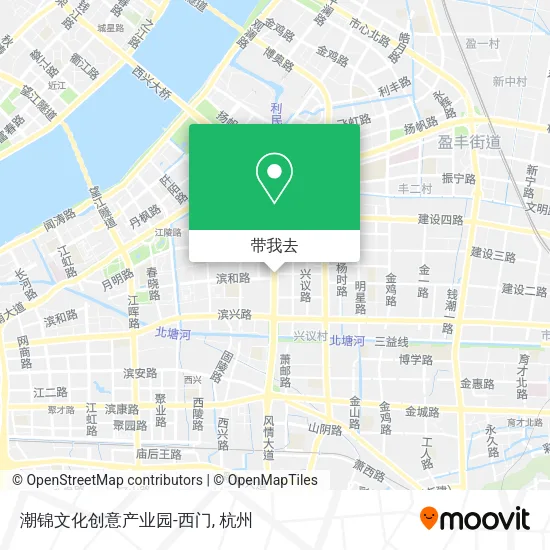 潮锦文化创意产业园-西门地图