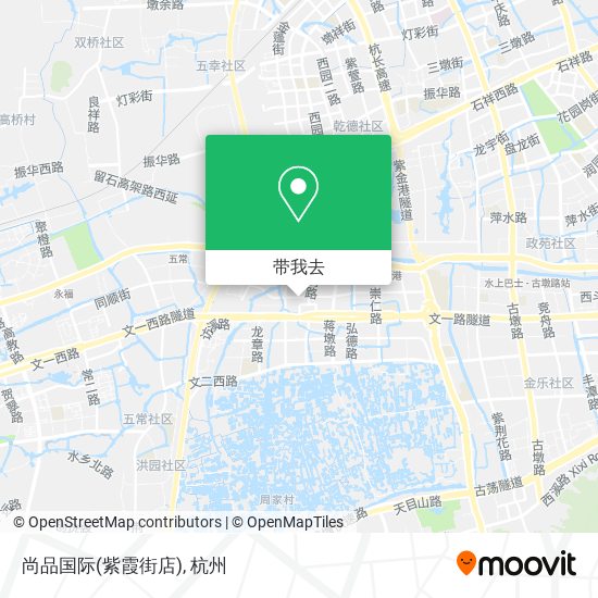 尚品国际(紫霞街店)地图